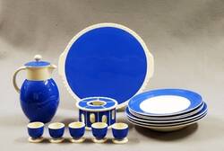 Villeroy & Boch Dresden Geschirr, Dekor 6884 1930er in sold blau/weiß