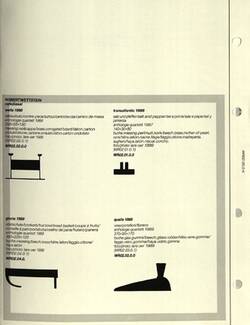 Produktblatt aus dem Katalog der Anthologie Quartett, Rückseite