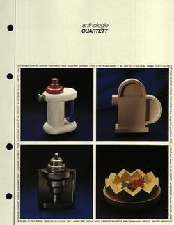 Produktblatt aus dem Katalog des Anthologie Quartett, Vorderseite